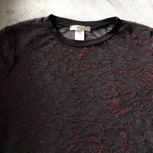 Mesh Shirt with Design